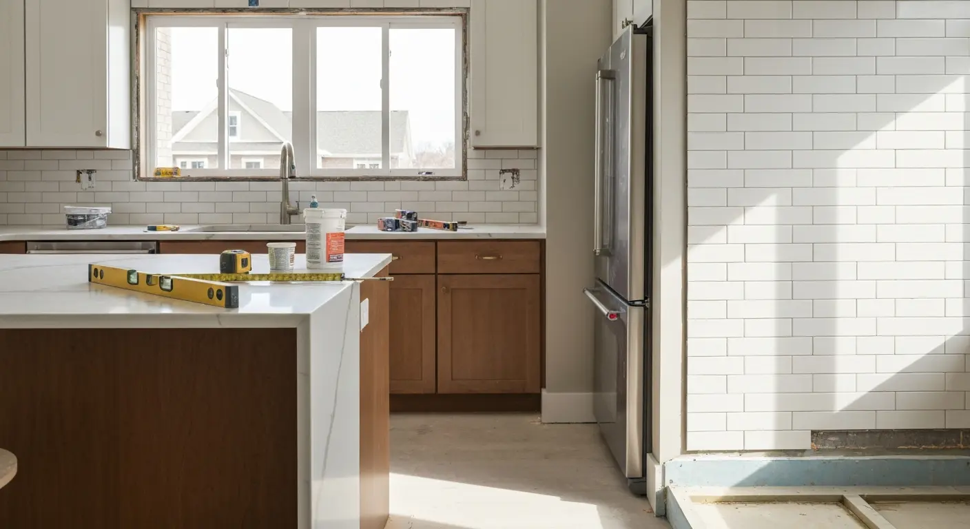 Modern kitchen renovation in Woodbury