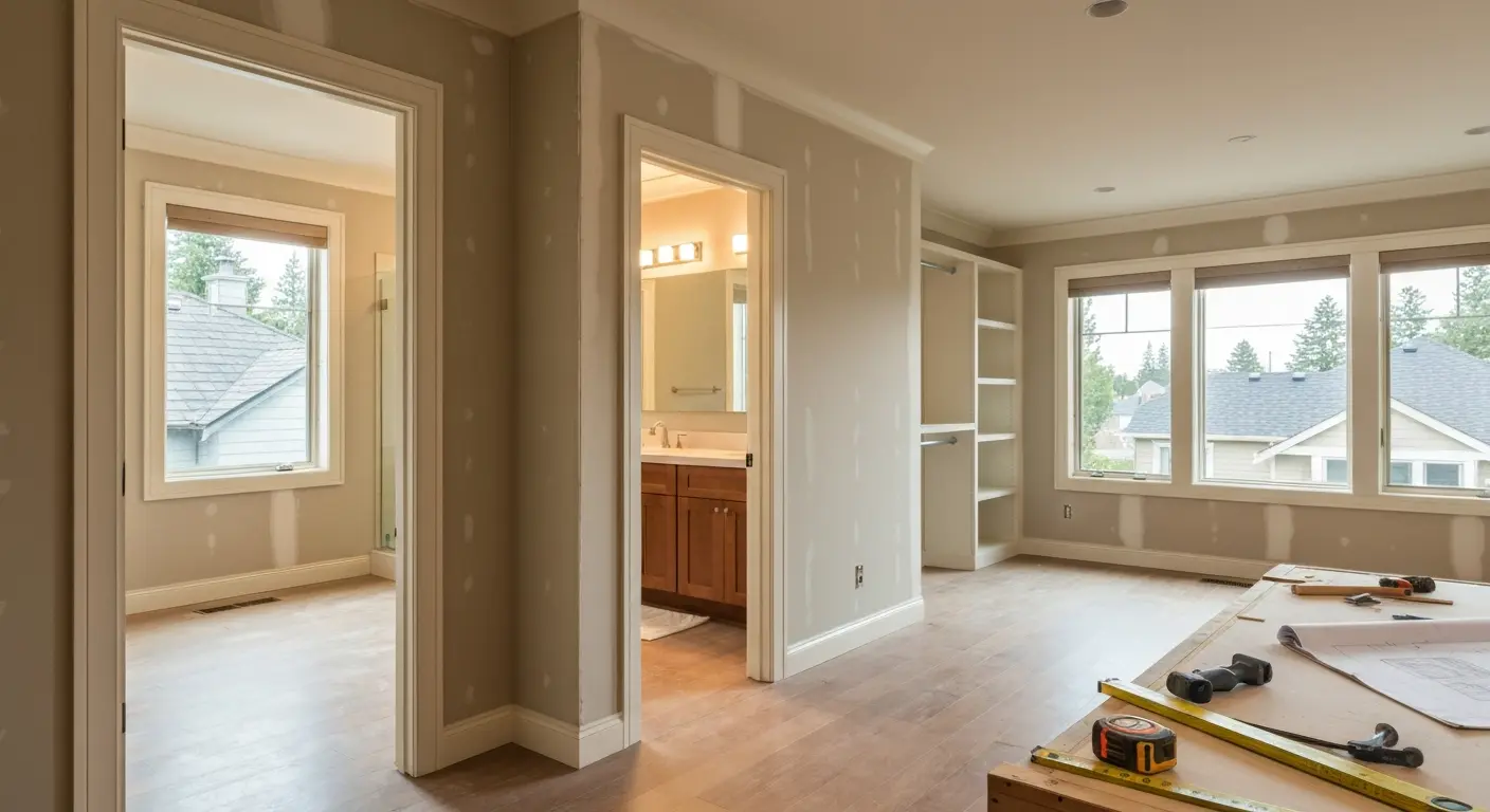 Master bedroom addition project