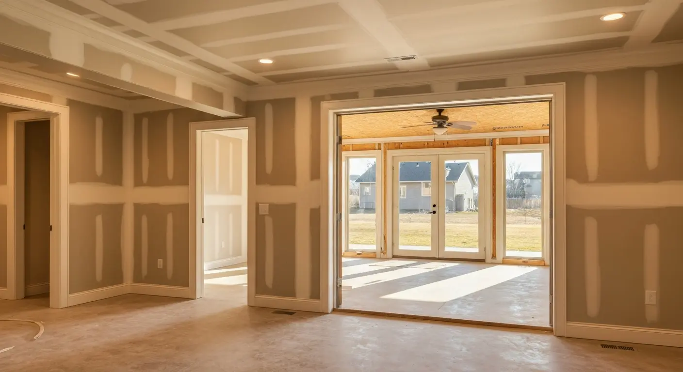 Finished basement in Edina home