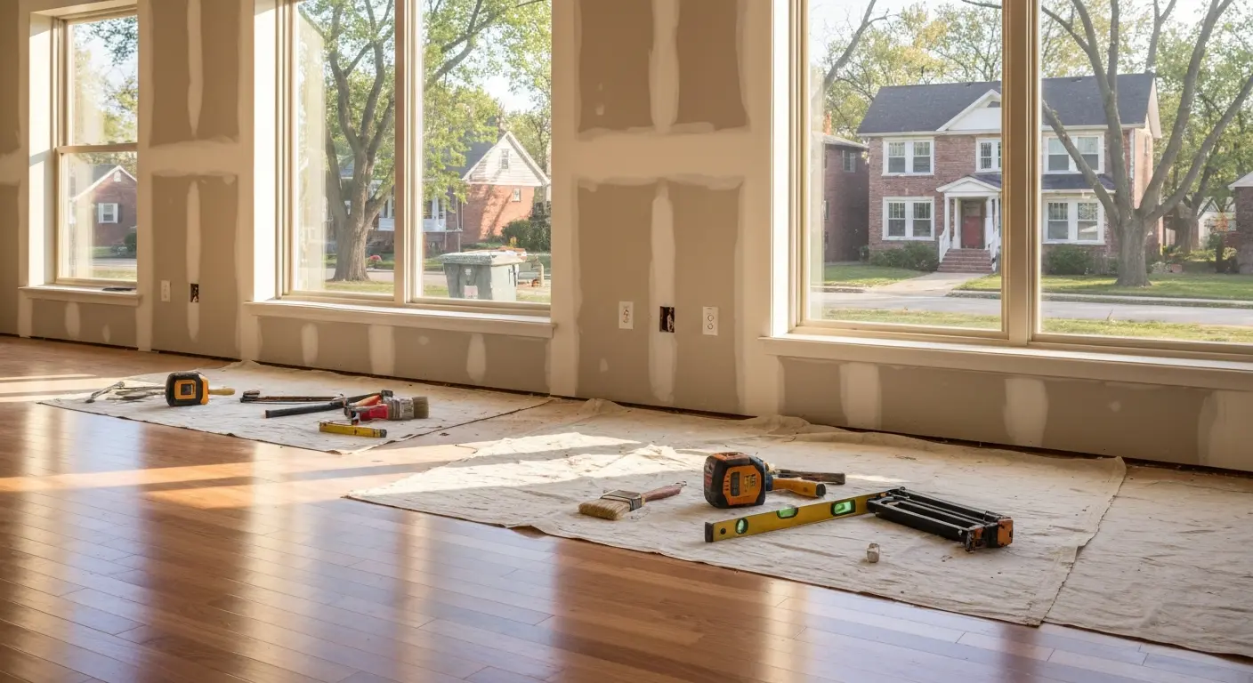 Whole house remodel in progress