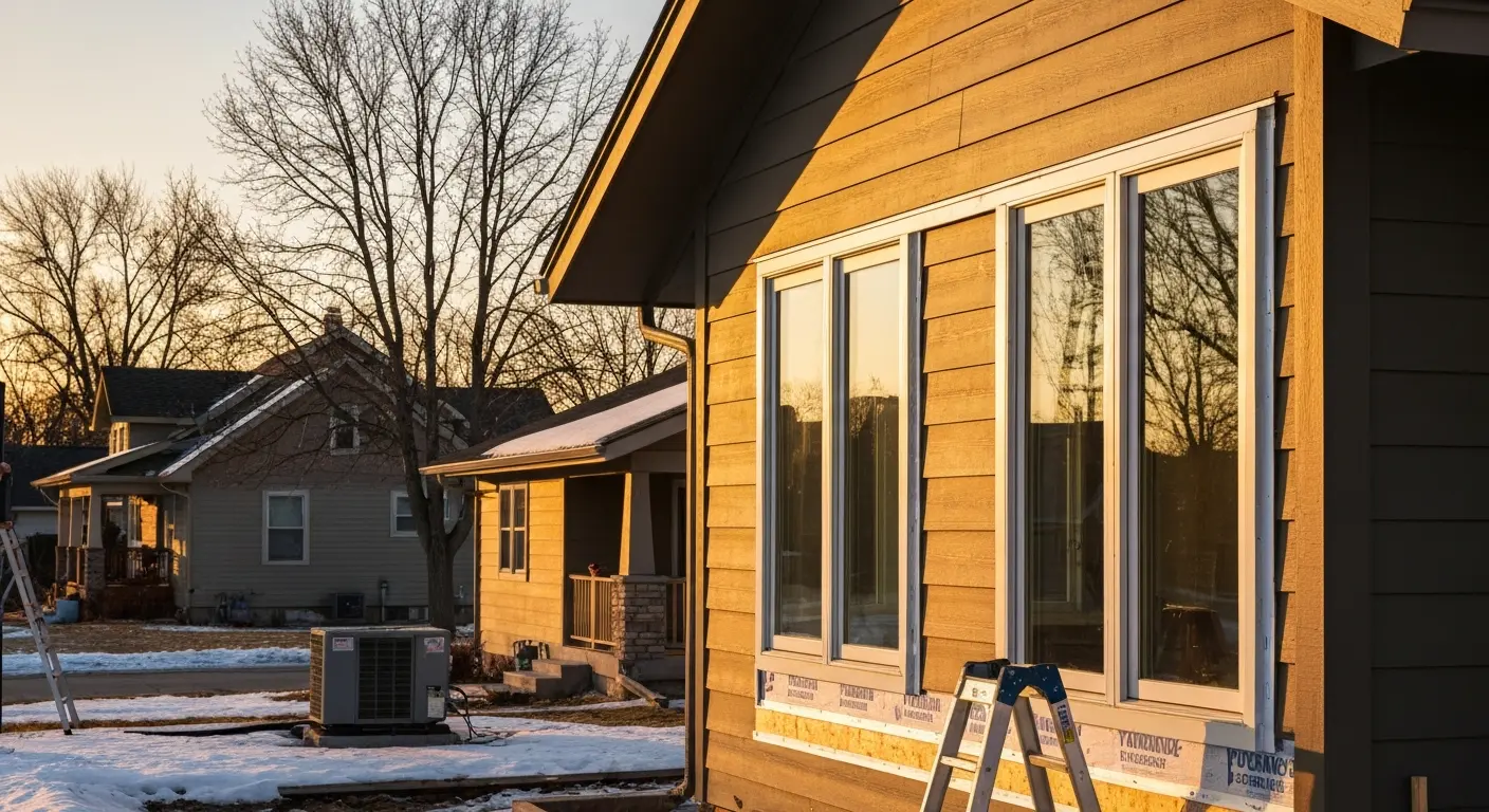 Modern energy-efficient home built in Minneapolis