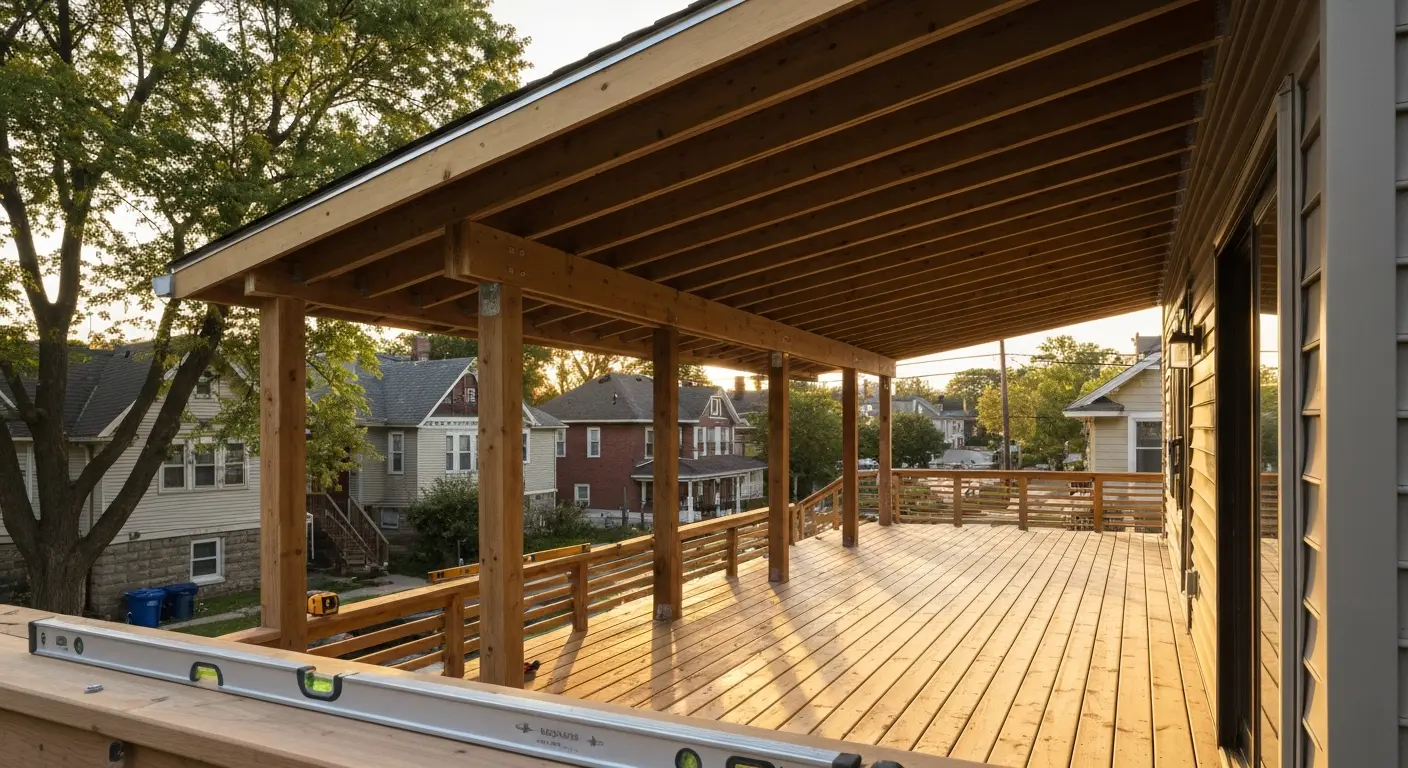 Covered deck project