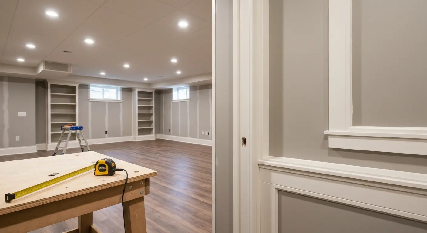 Basement finishing project