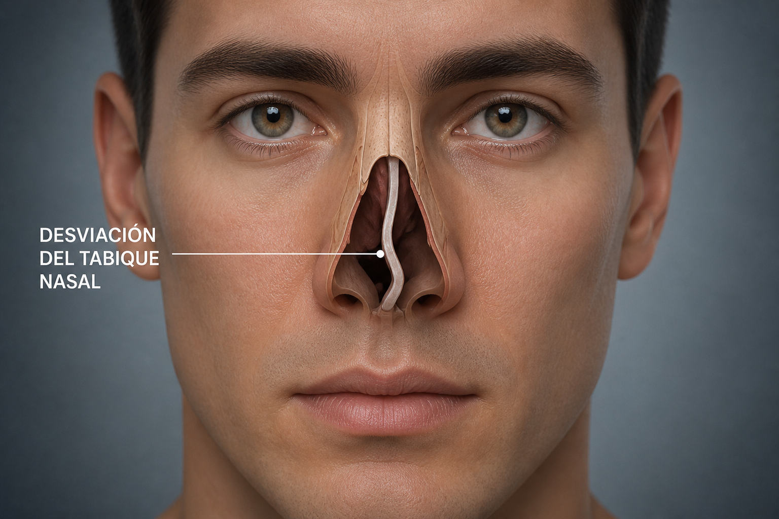 Desviación del tabique nasal