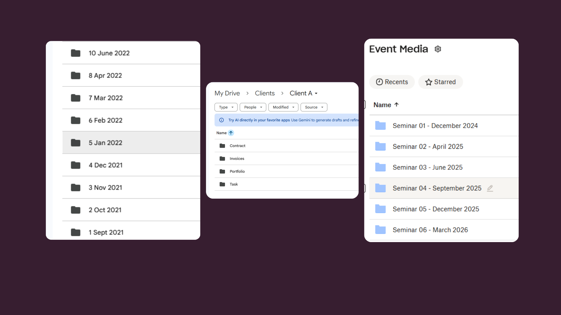 Logic-Based Folders