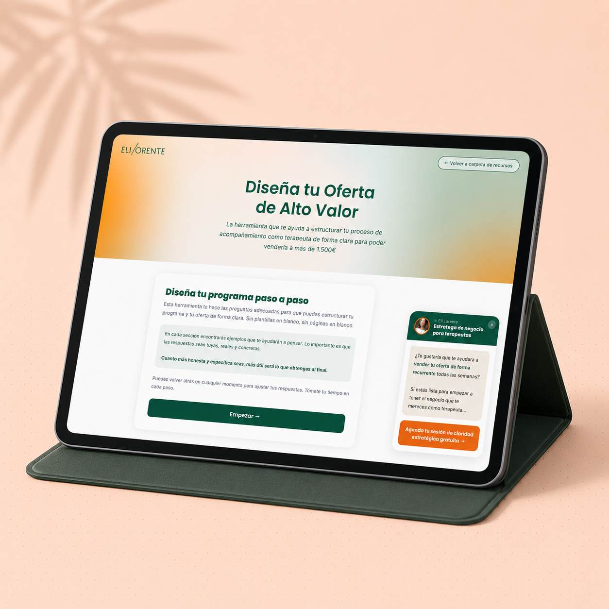 Mockup plantilla estructura proceso