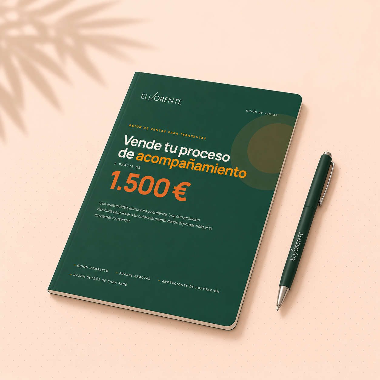 Mockup guión de ventas