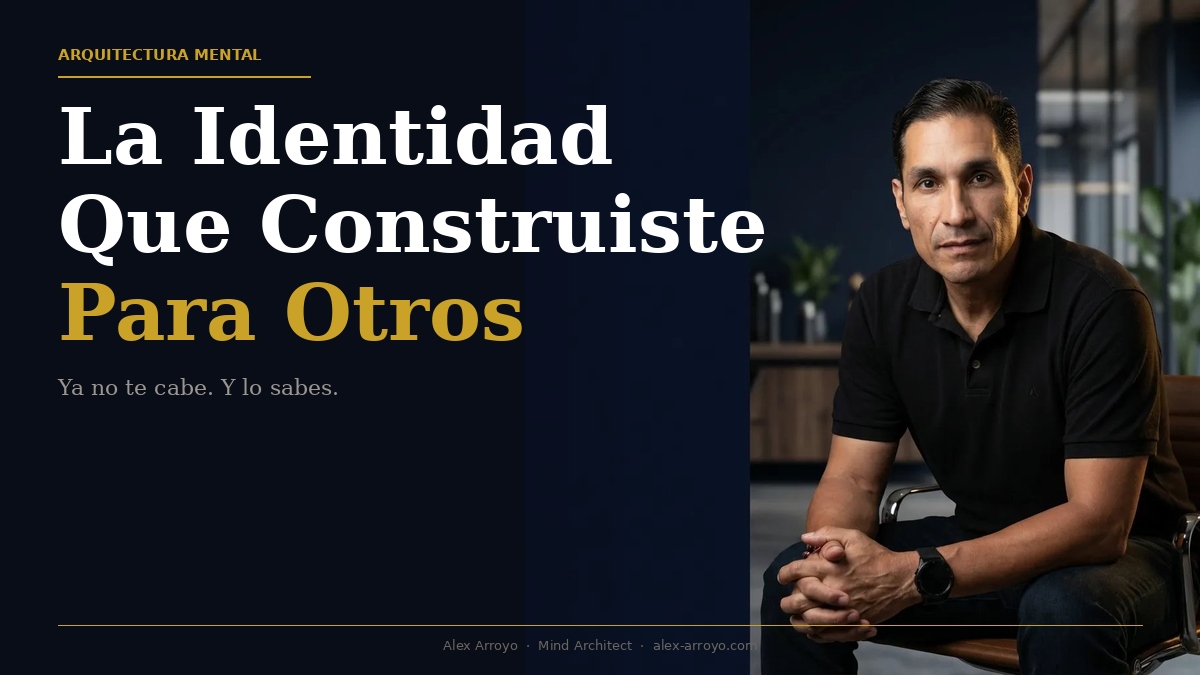 Identidad prestada costo oculto alto rendimiento Alex Arroyo Mind Architect
