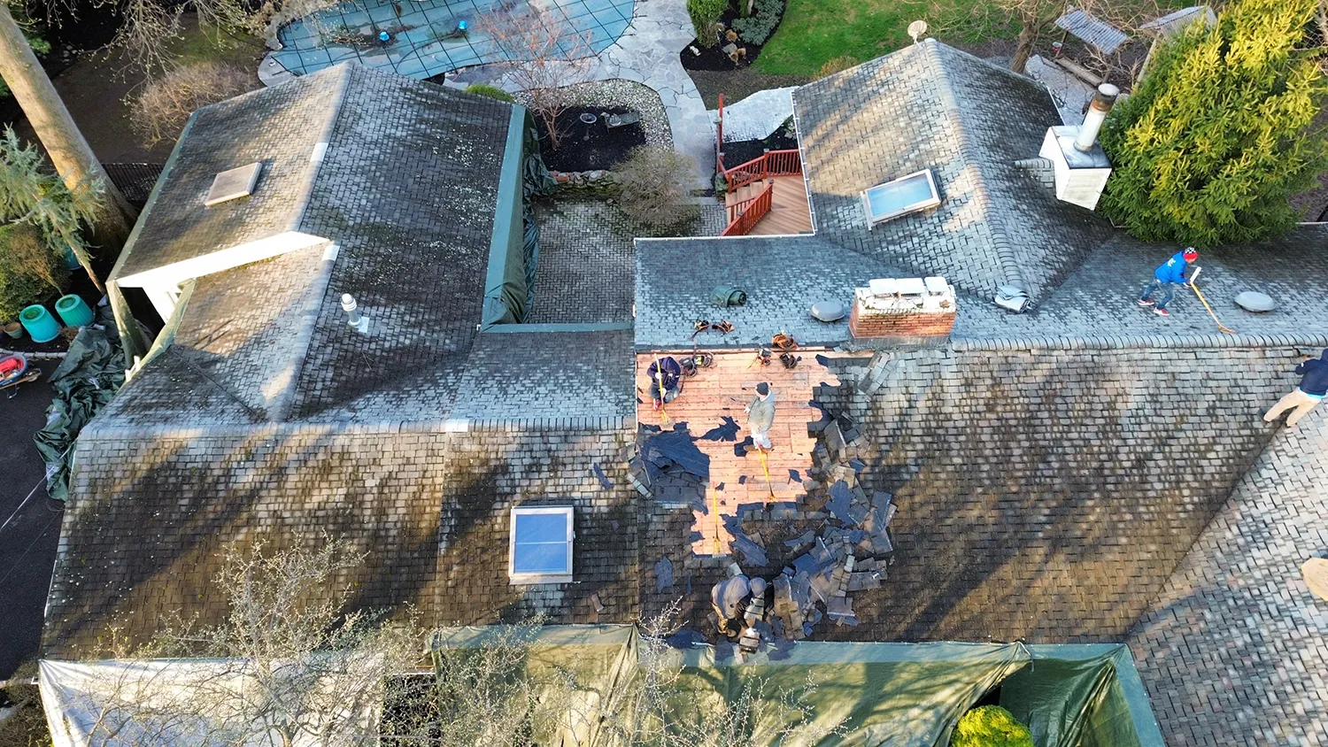 Photo documented roof inspection