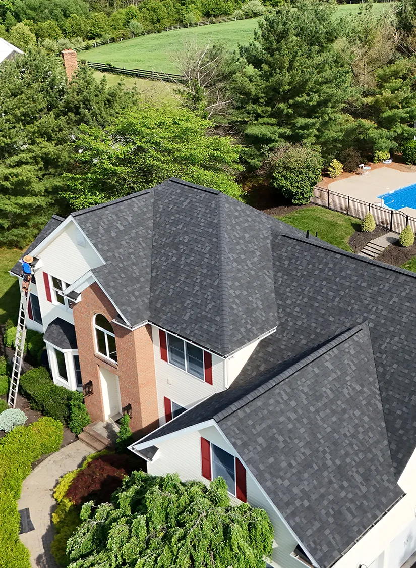 Completed roof project