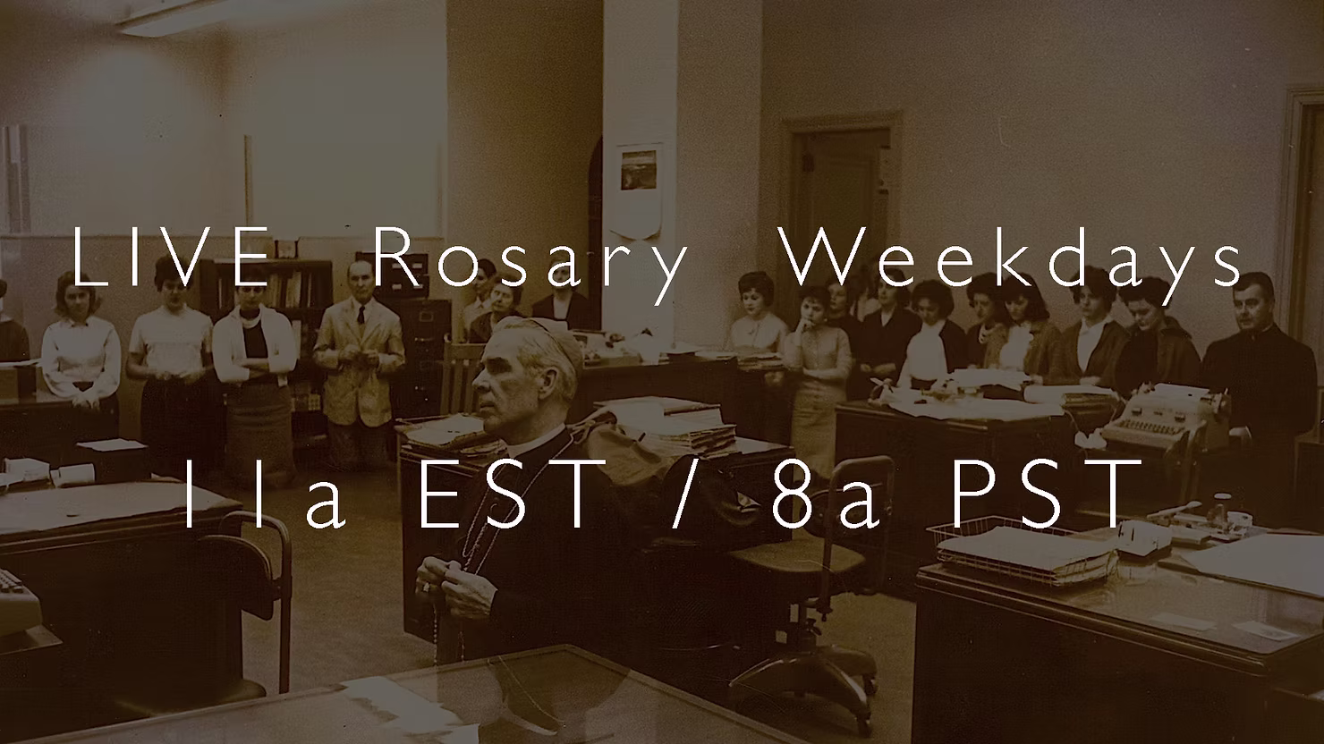 Live Rosary | Fulton Sheen Institute