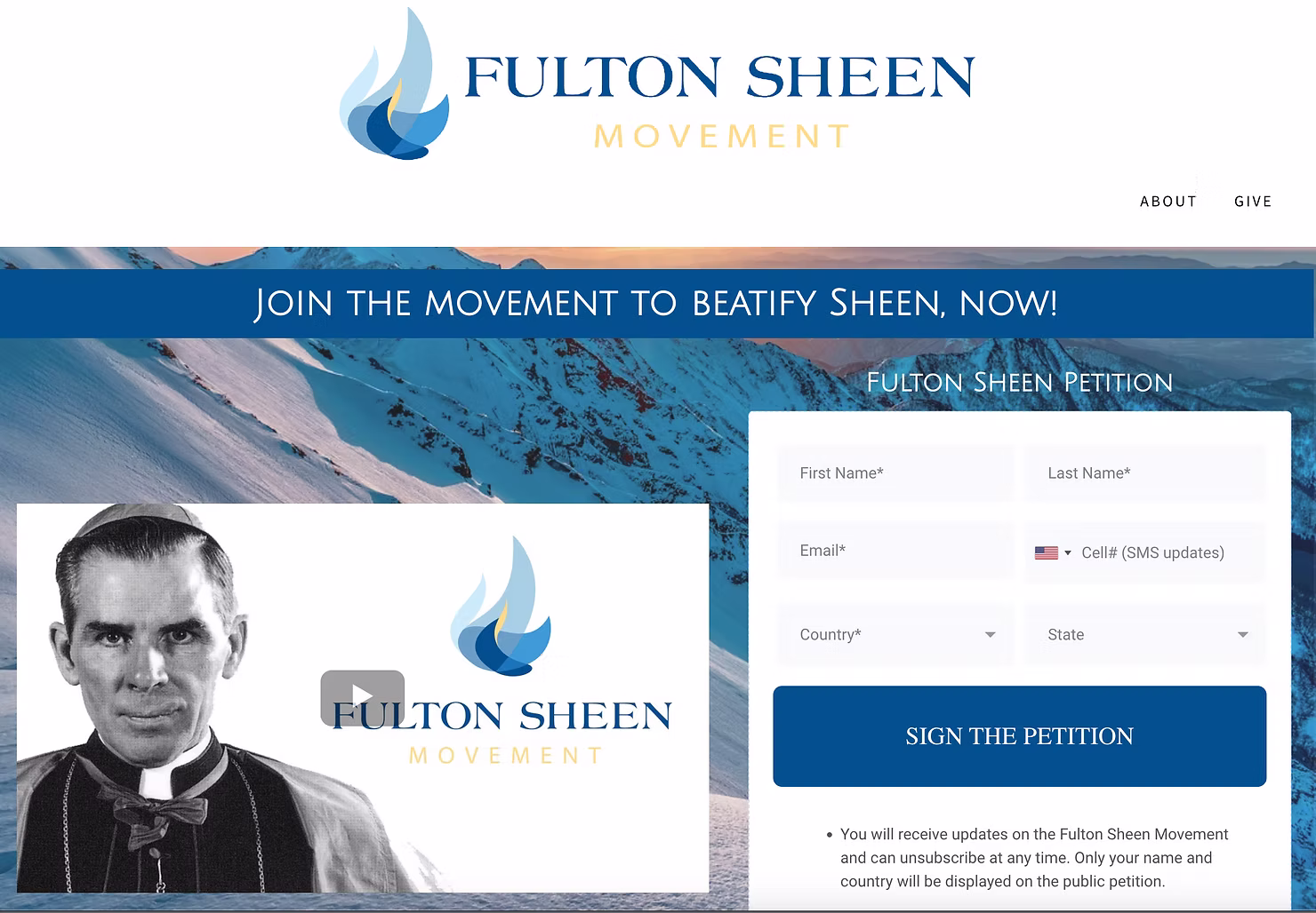 Fulton Sheen Movement