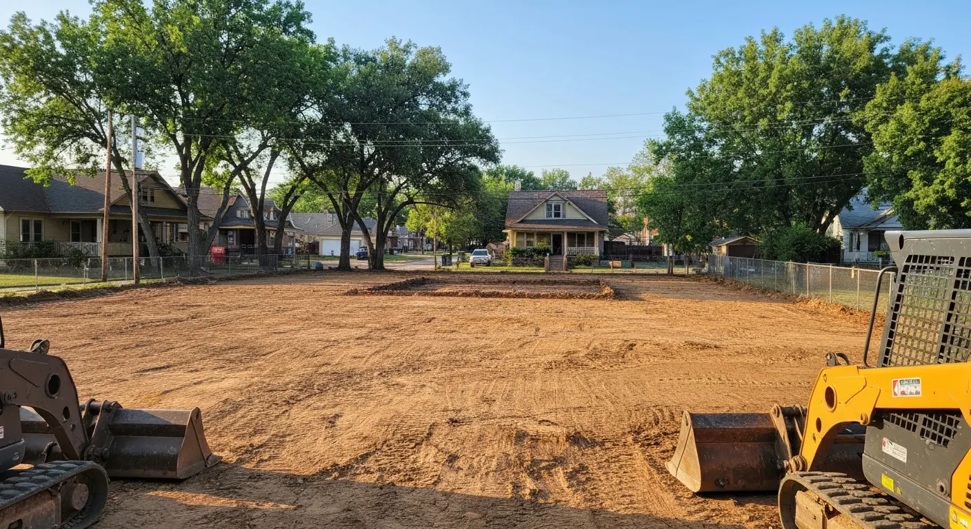 Residential lot clearing