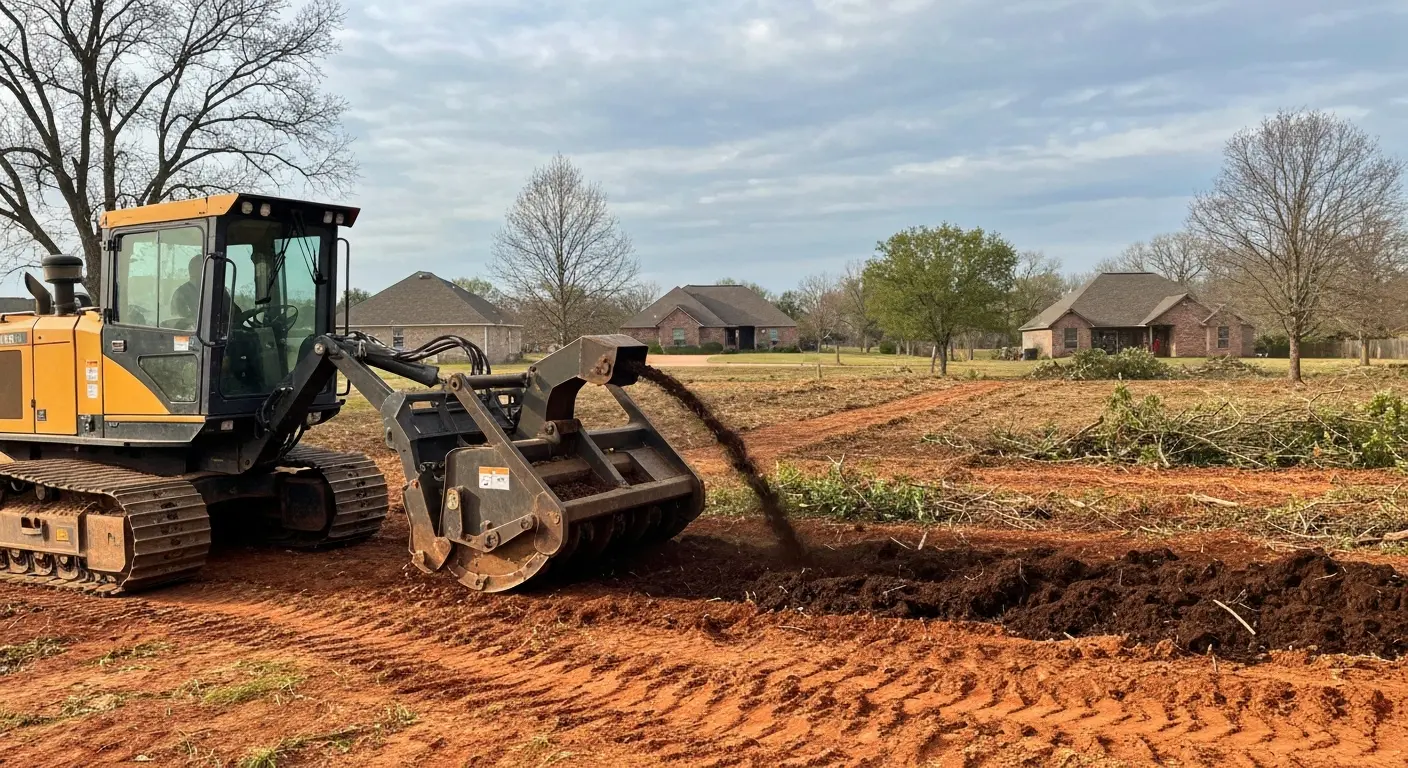 Forestry mulching in Muskogee