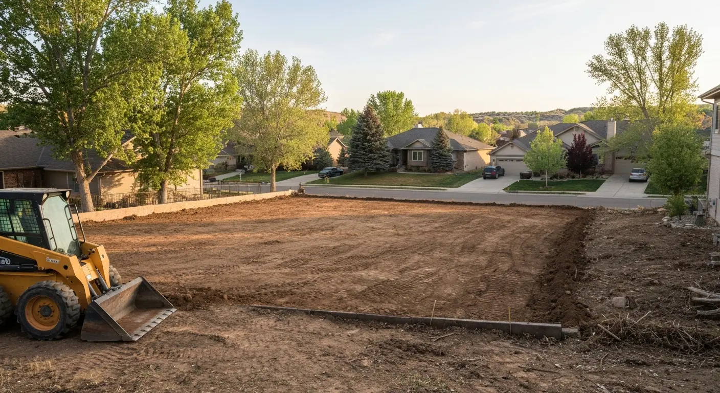 Residential land clearing in Oakhurst