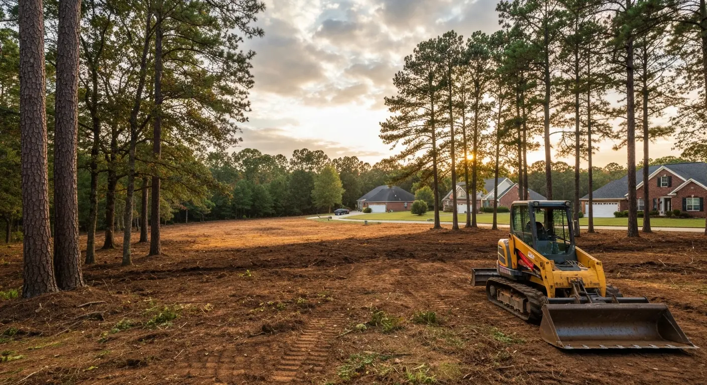 Residential land clearing project