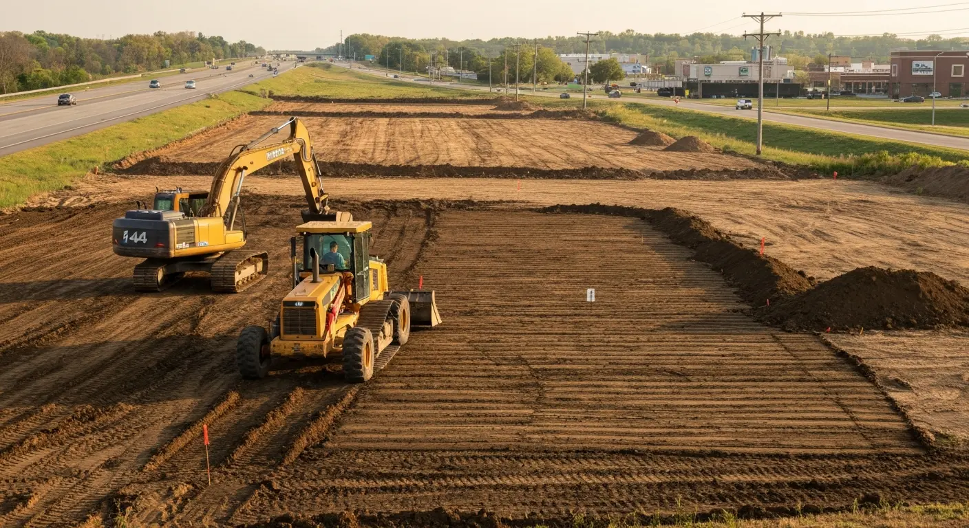 Commercial site preparation
