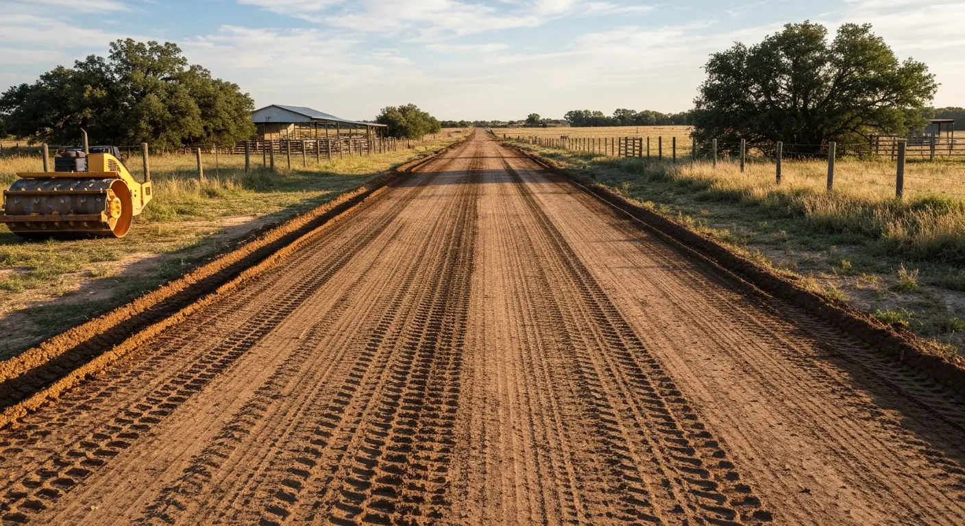 Access road development