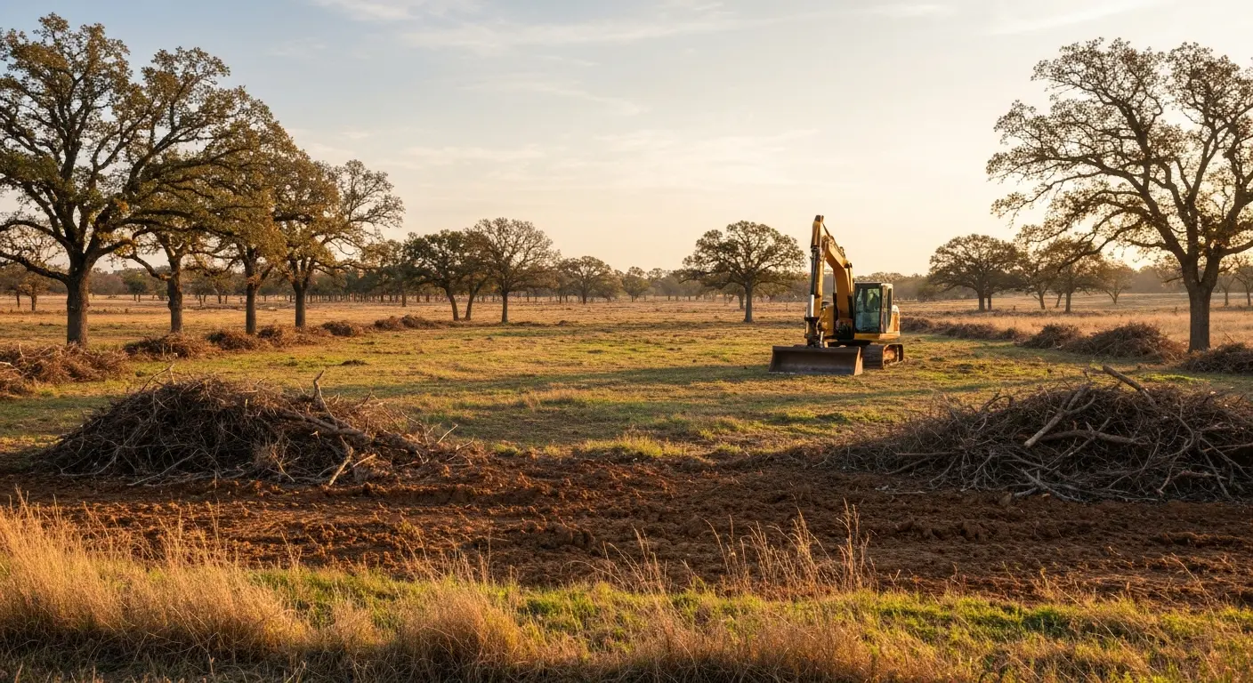 Ranch land clearing service in Owasso