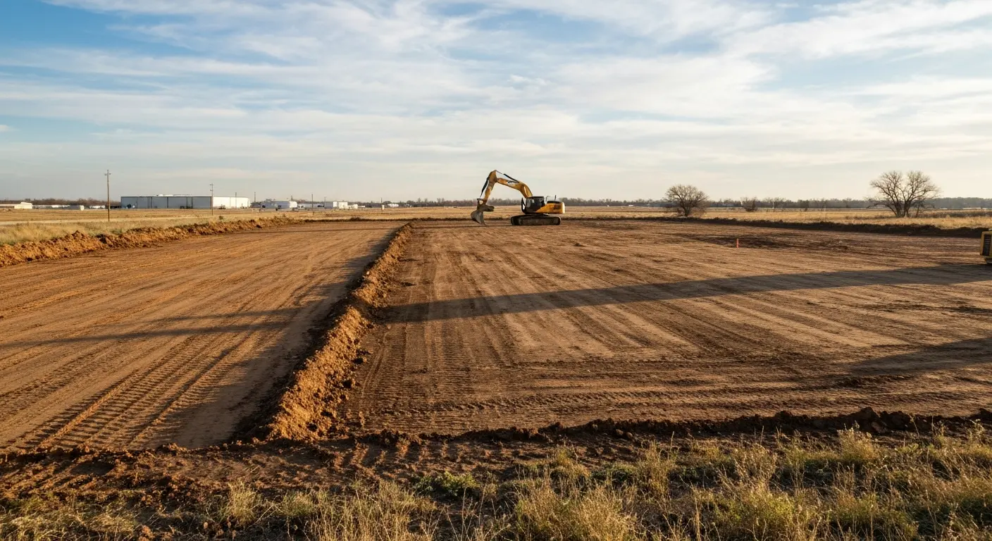 Commercial lot clearing in Claremore