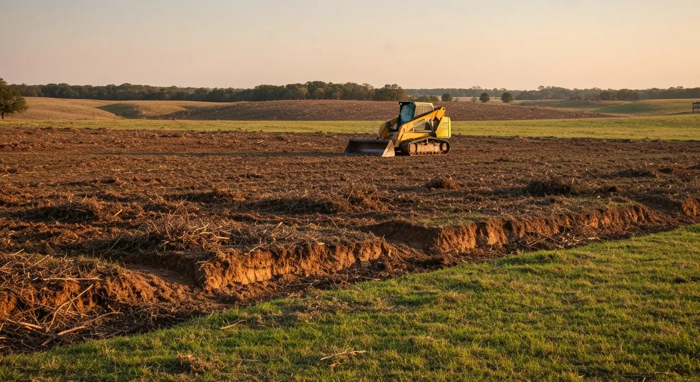 Agricultural land clearing