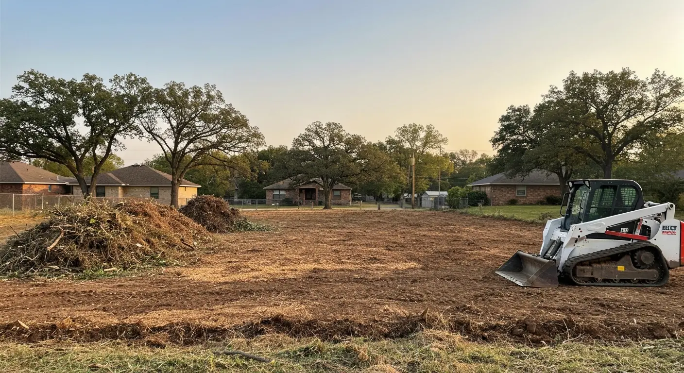 Residential lot clearing Tulsa