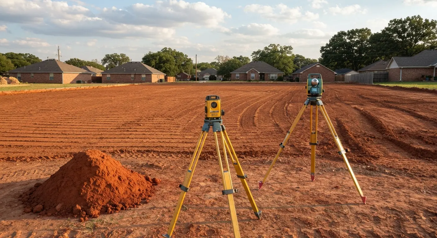 Graded lot preparation in Tulsa