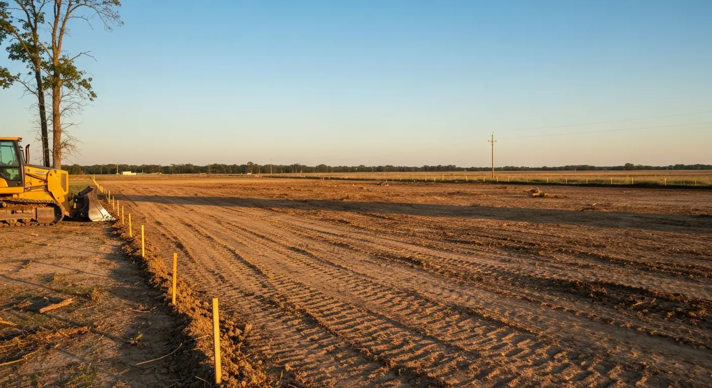 Commercial land clearing in Creek County