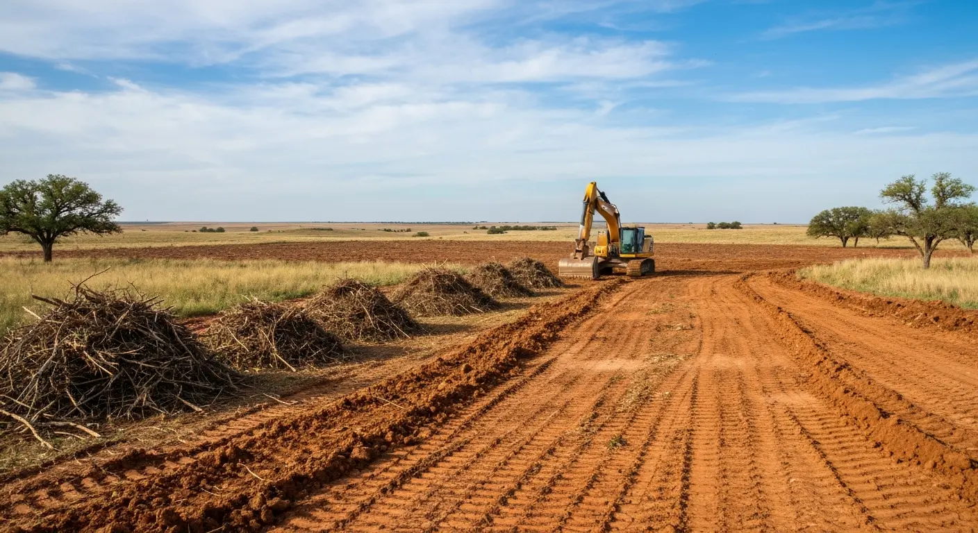Ranch land clearing project