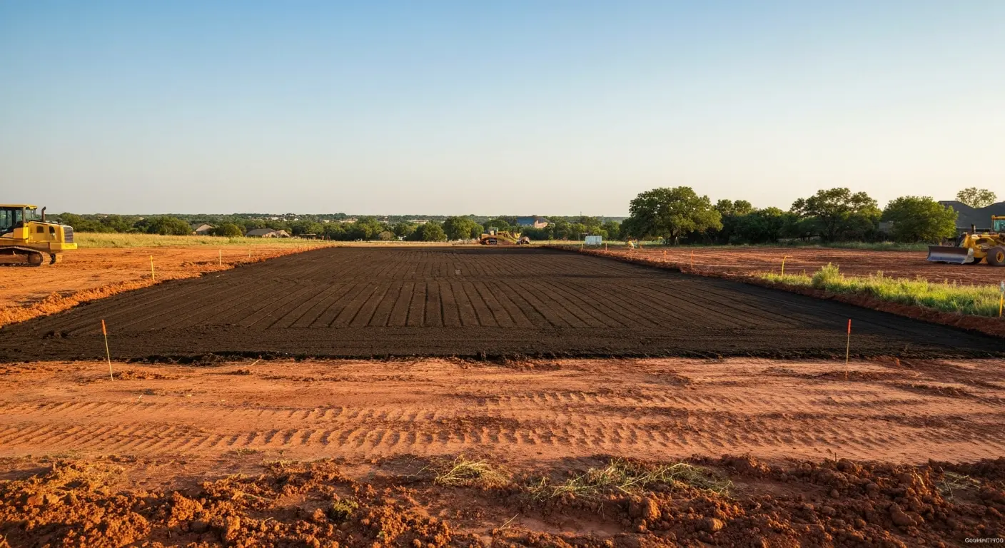Residential land clearing near Bristow