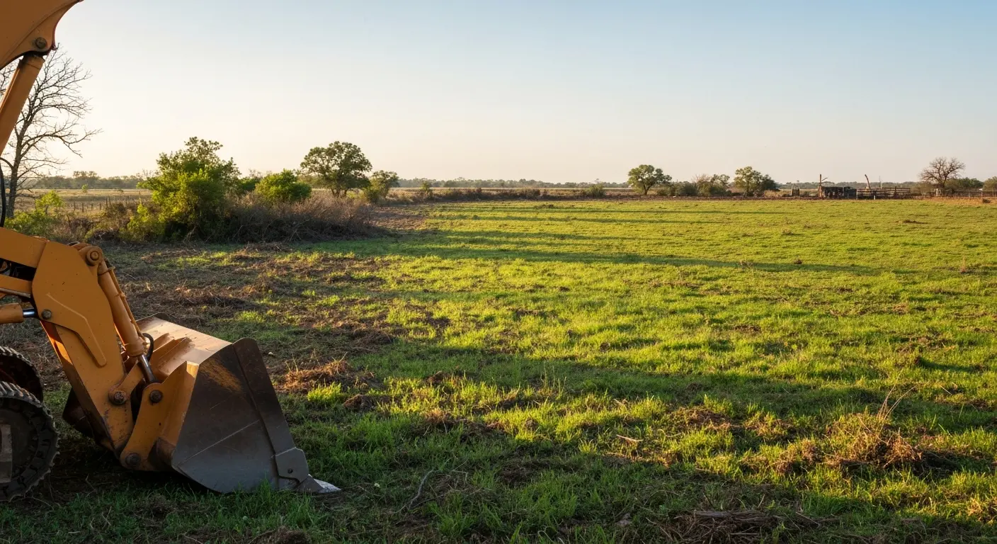Ranch pasture clearing