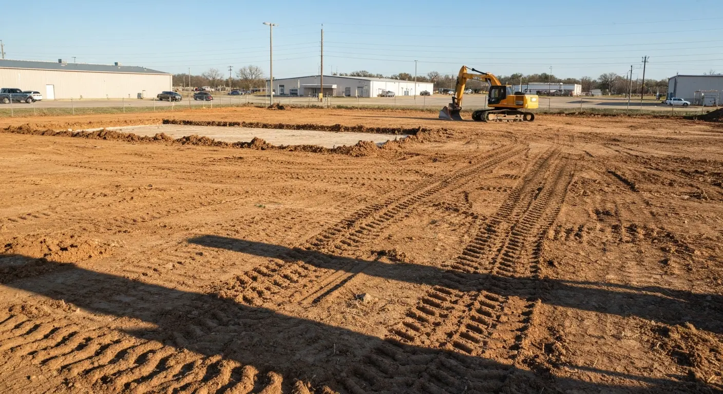 Commercial clearing project near Pryor industrial area