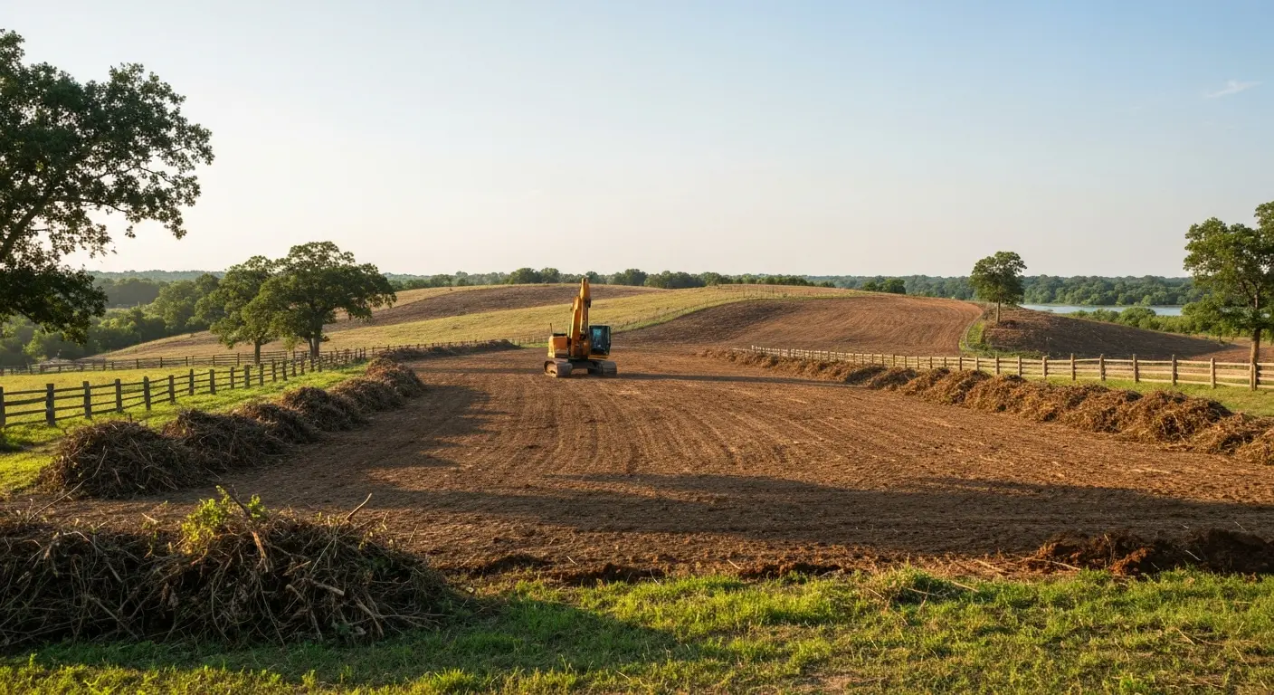 Agricultural land clearing