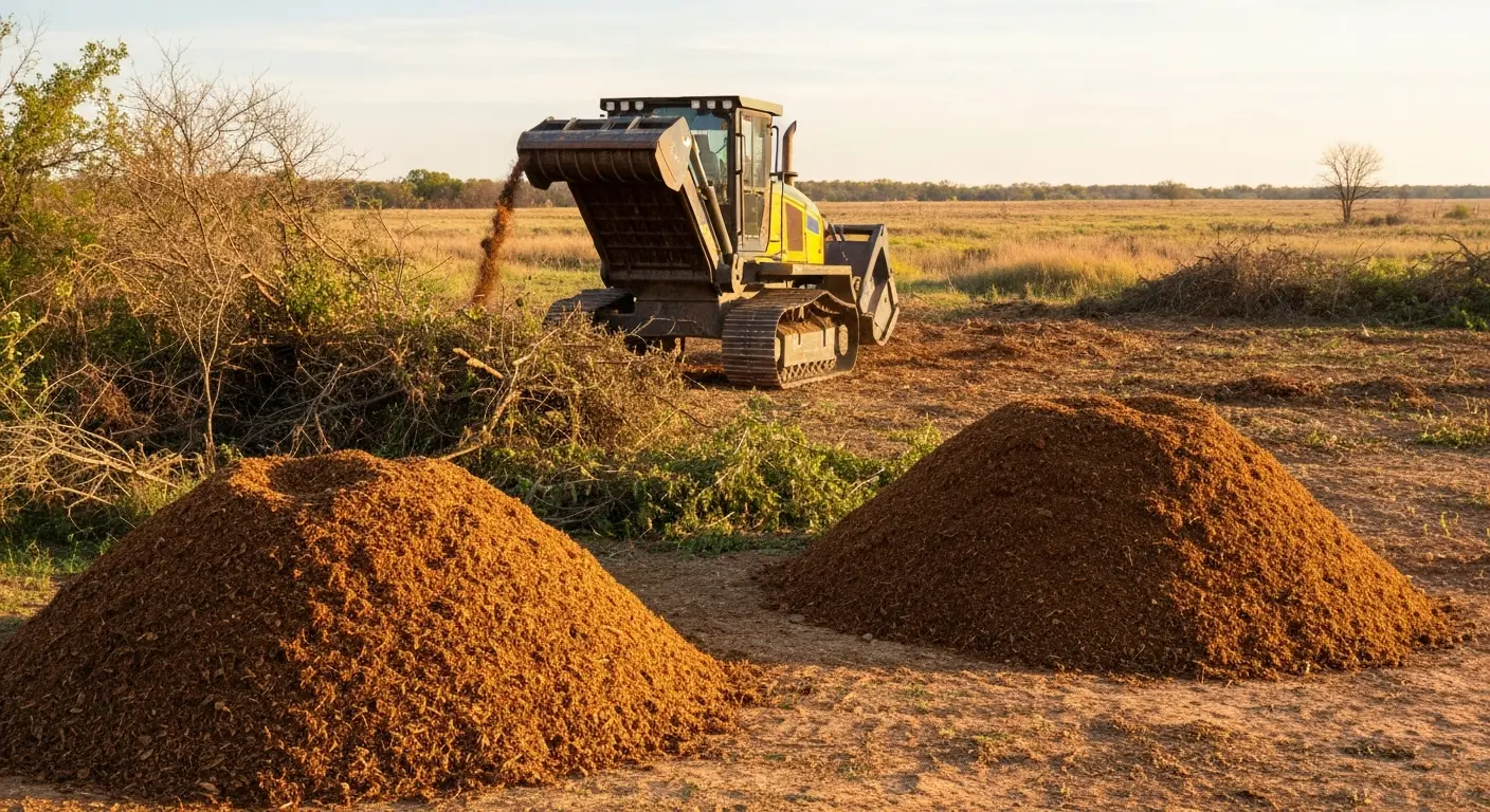 Forestry mulching clearing