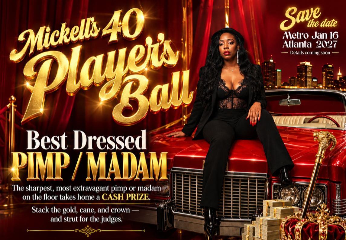 Best Dressed Pimp / Madam Contest Flyer & Judging Criteria