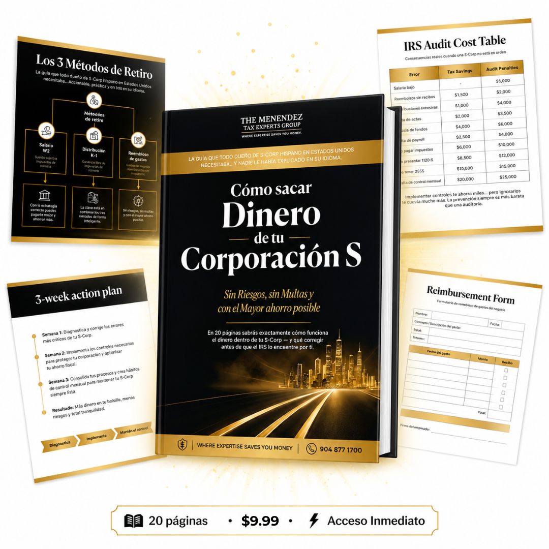 Guía Cómo Sacar Dinero de tu S-Corp