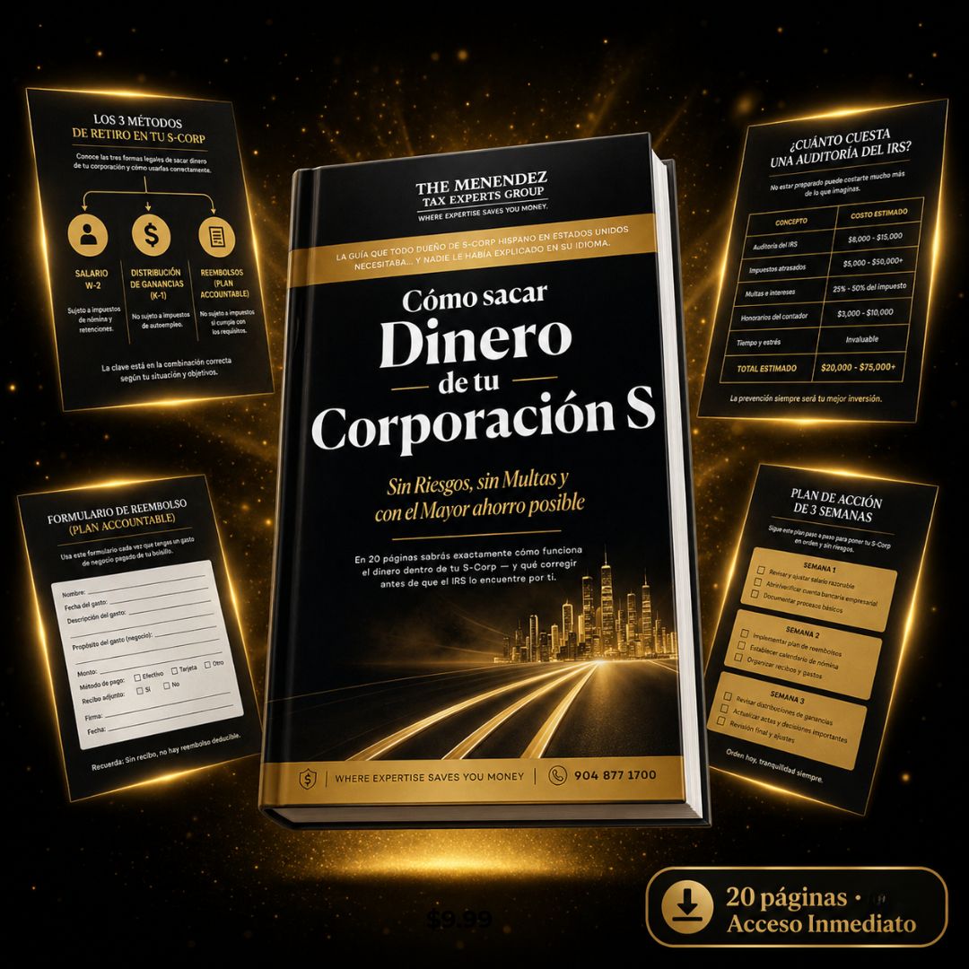 Cómo Sacar Dinero de tu S-Corp — Guía Desiree Menéndez