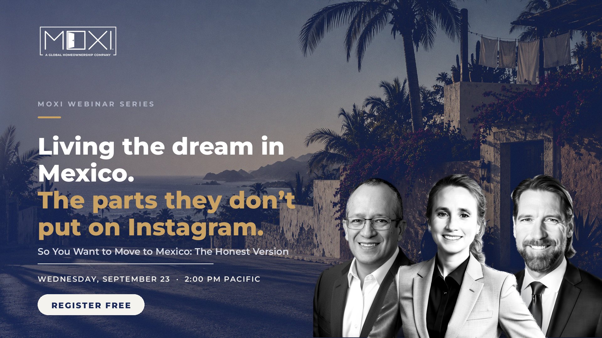 So You Want to Move to Mexico: The Honest Version. Wednesday, September 23 at 2:00 PM Pacific with Guillermo Caldelas, Amy Gentry, and Chris Childress