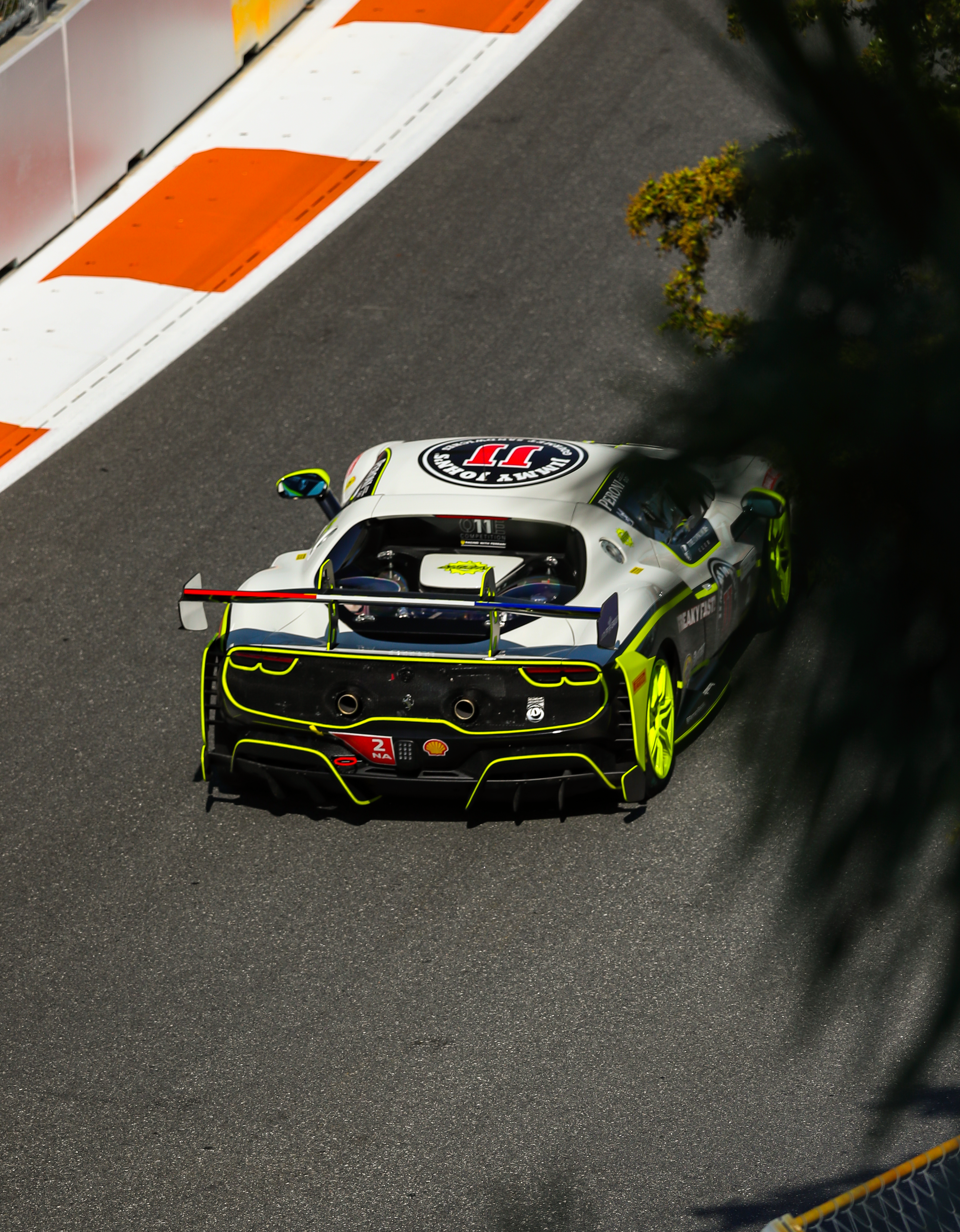 Johnny Kaminskey at his Ferrari Challenge debut event