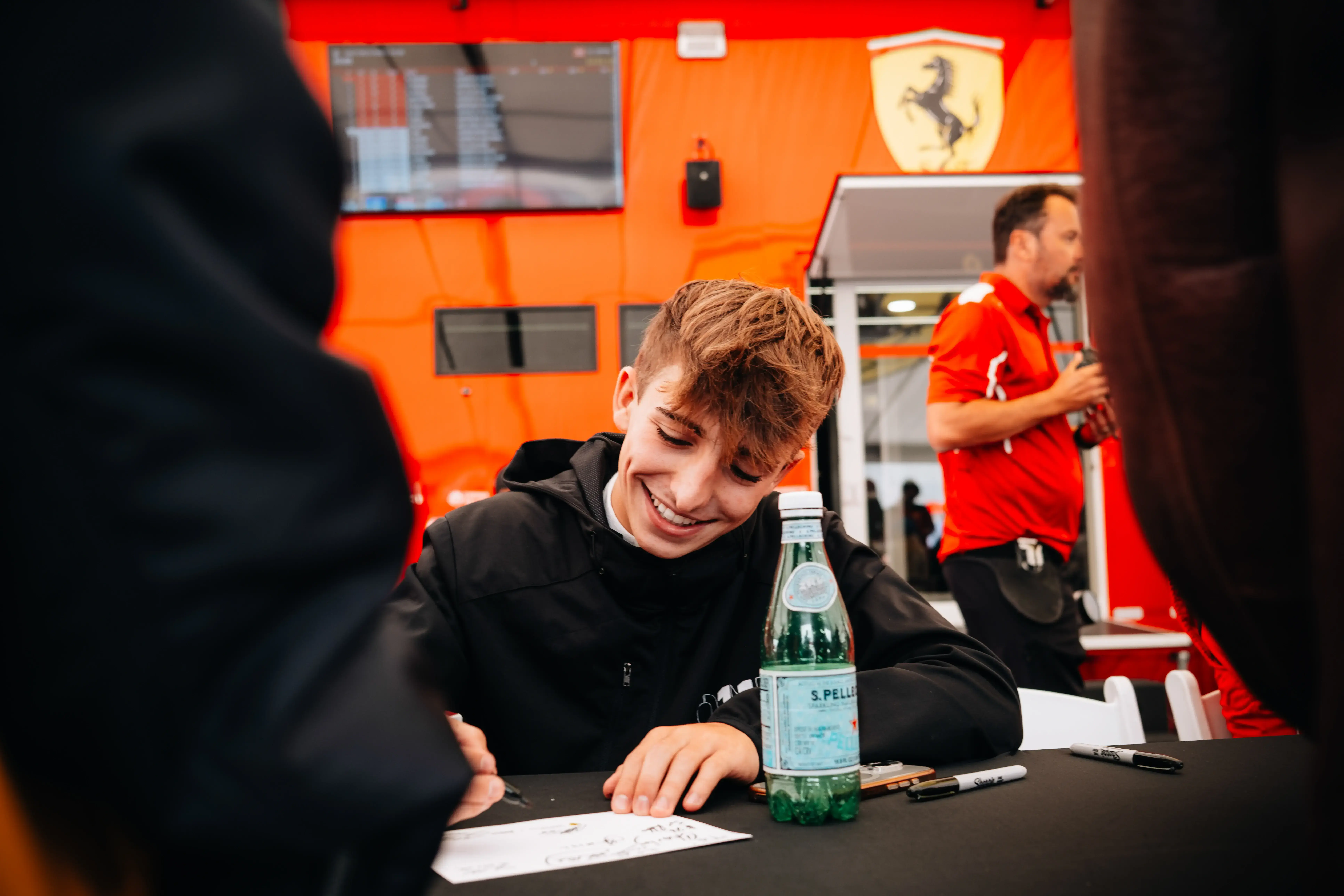 Johnny Kaminskey Signing Autographs