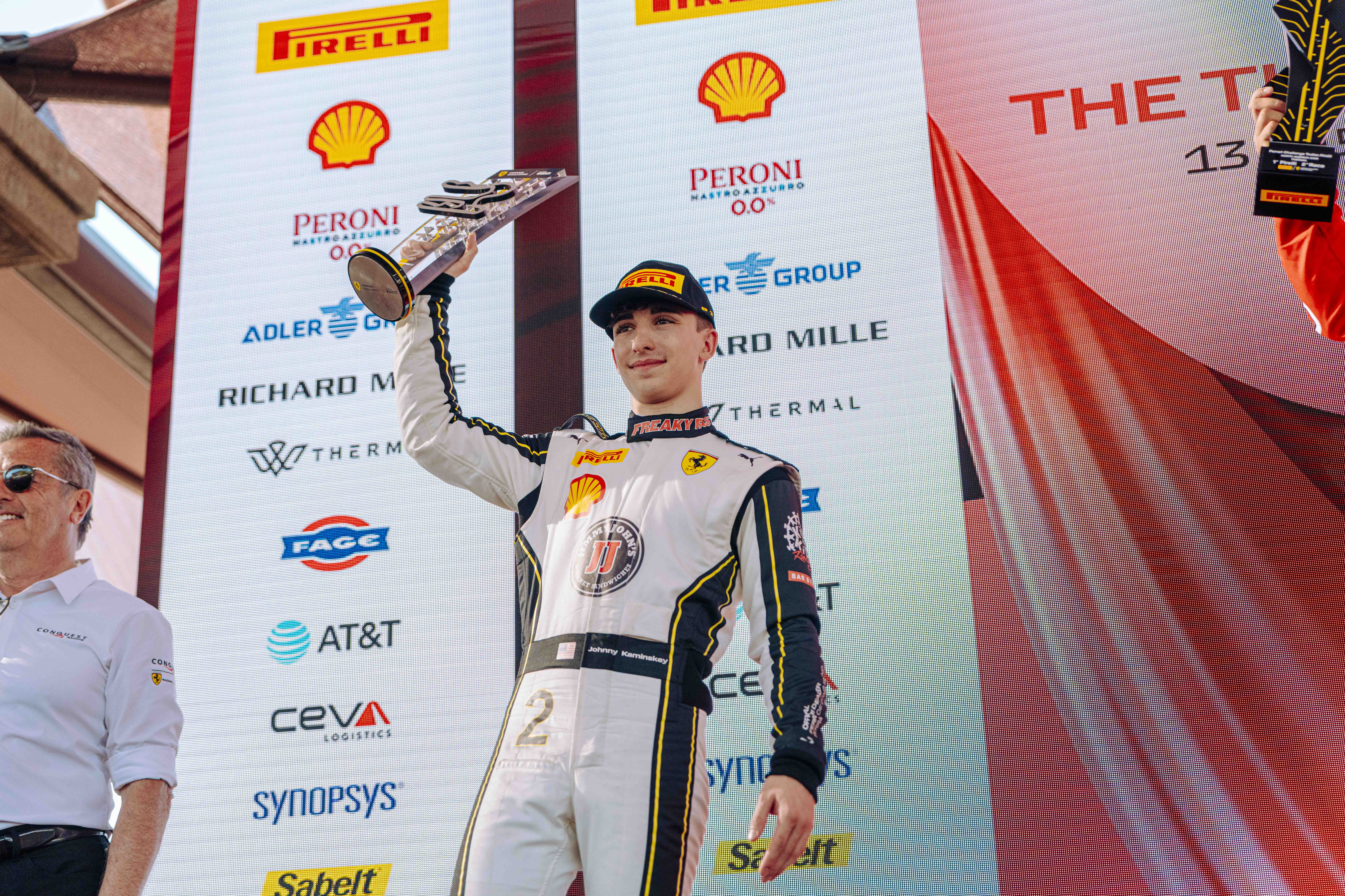 Johnny Kaminskey's Ferrari Challenge on track