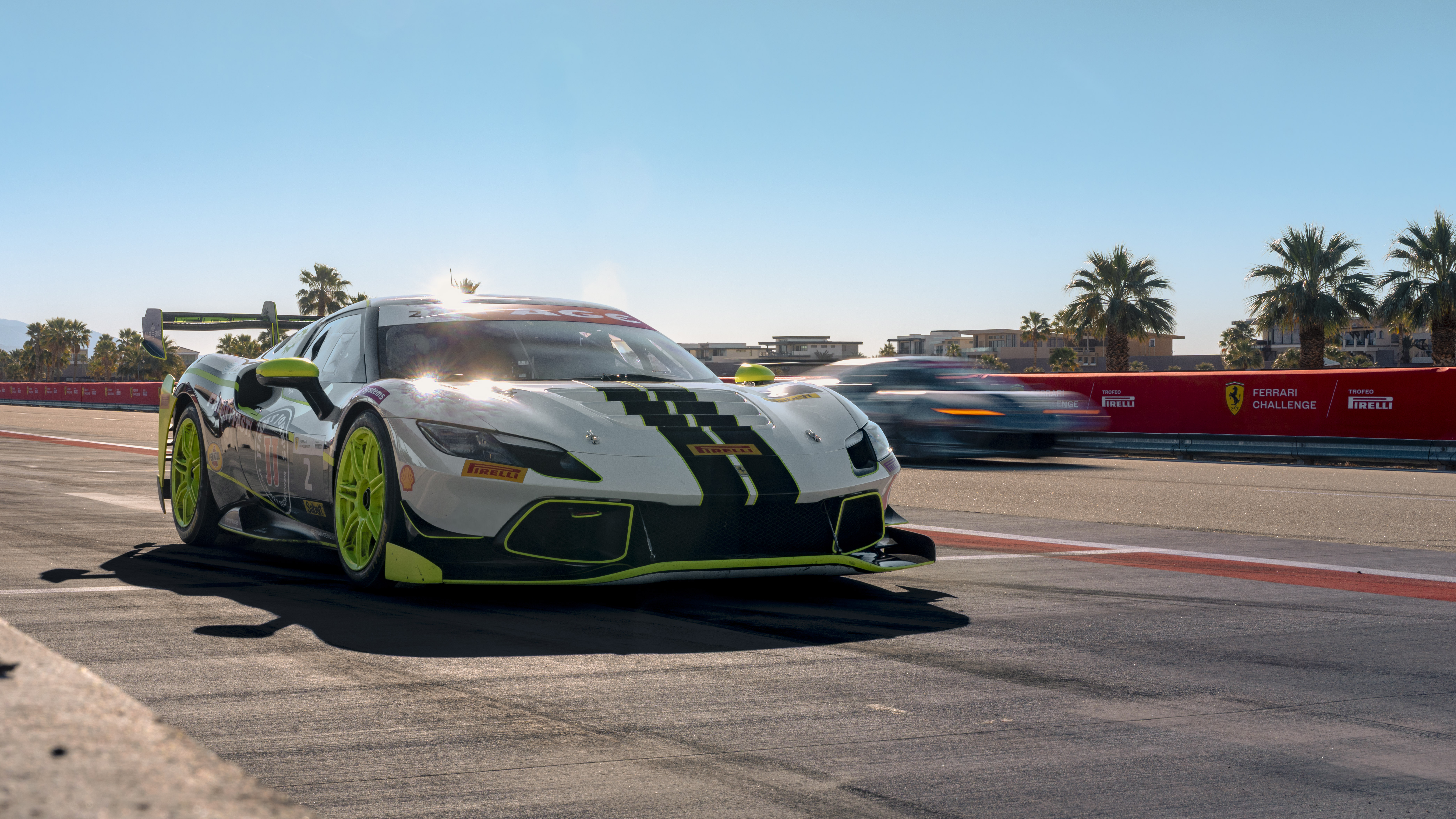 Johnny Kaminskey's Race Car on Track