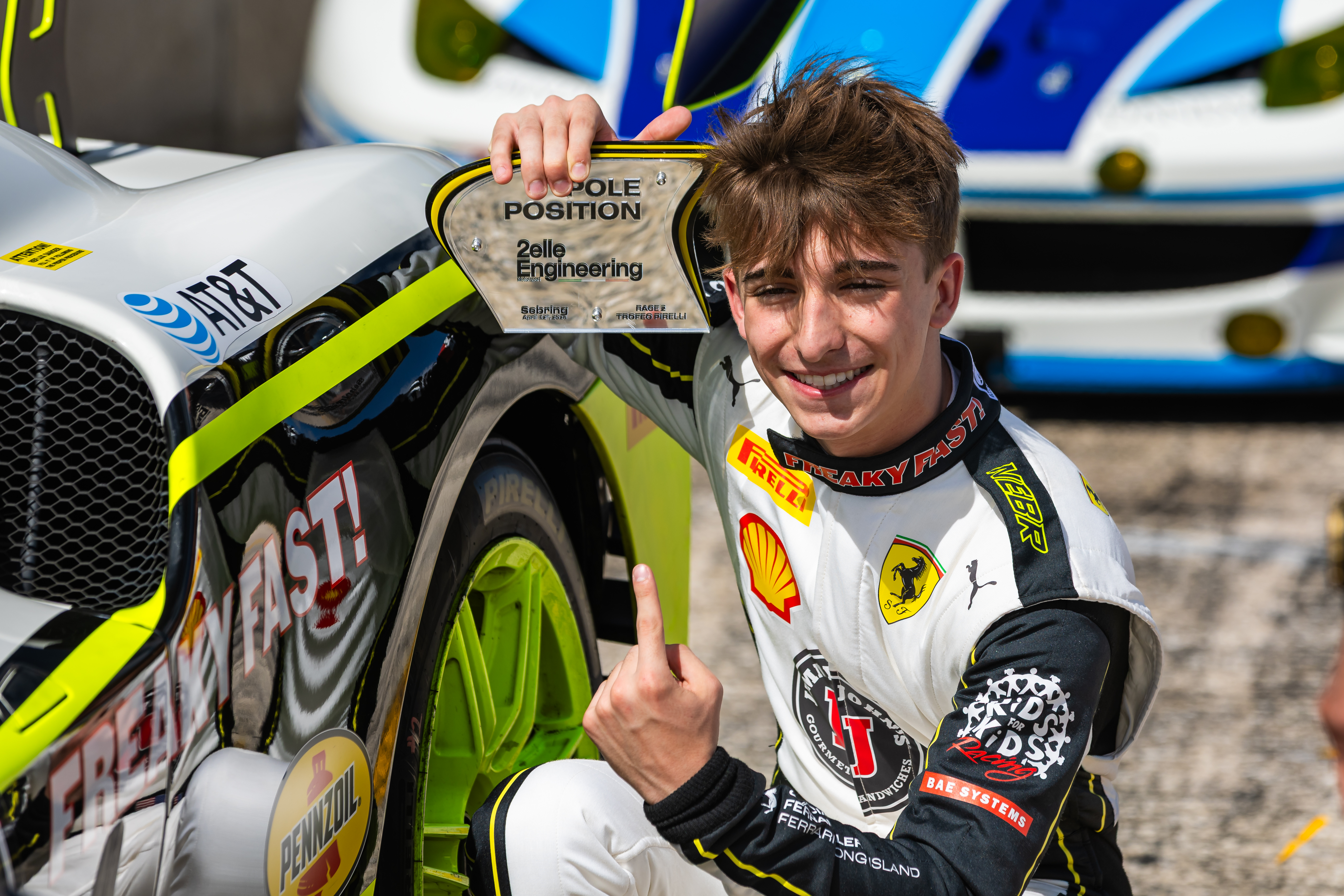Johnny Kaminskey's Ferrari Challenge on track