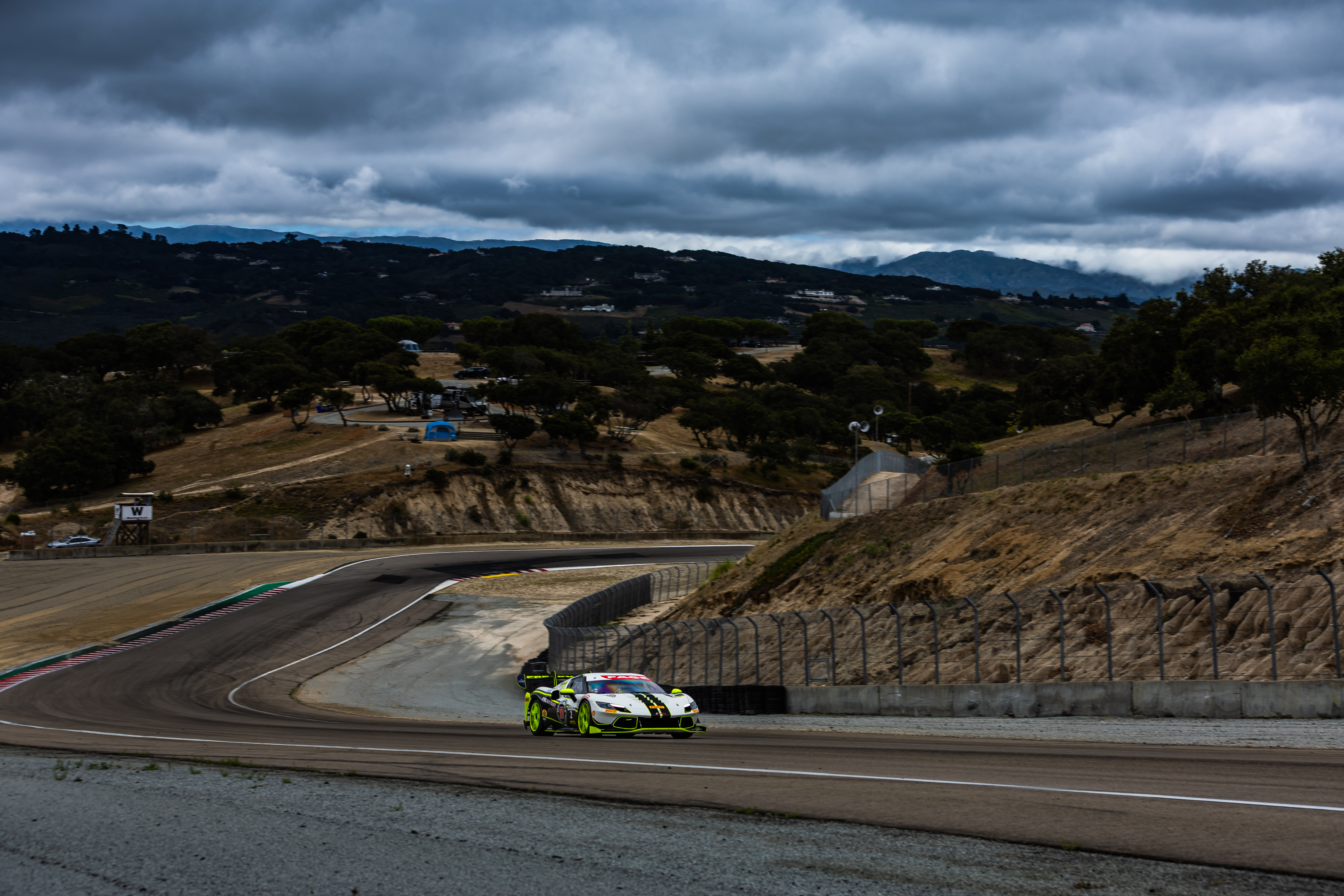 Johnny Kaminskey's Ferrari Challenge on track