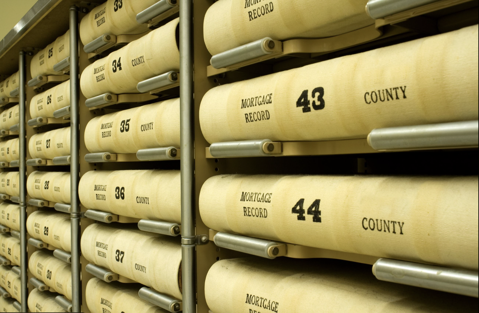 Digging through county land records for title clarity.