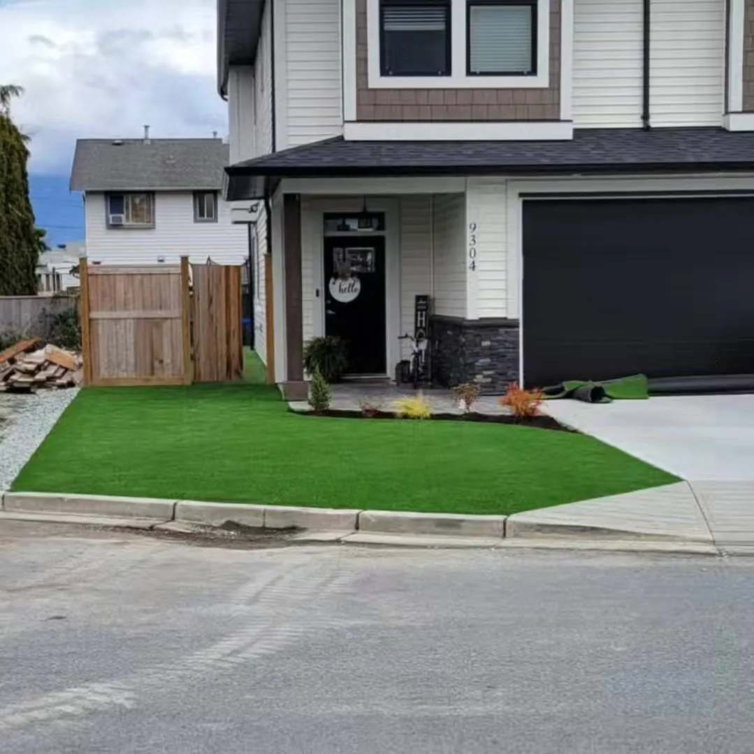 Well-kept residential landscape in the Fraser Valley