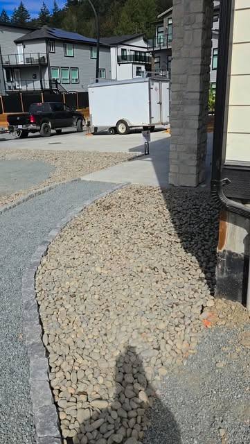 Site hardscape work