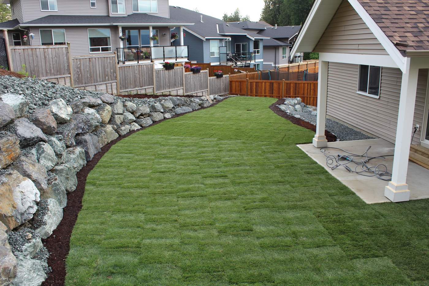 Residential yard