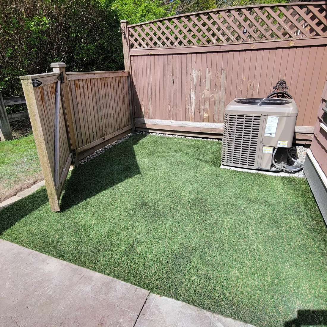 Finished retaining project