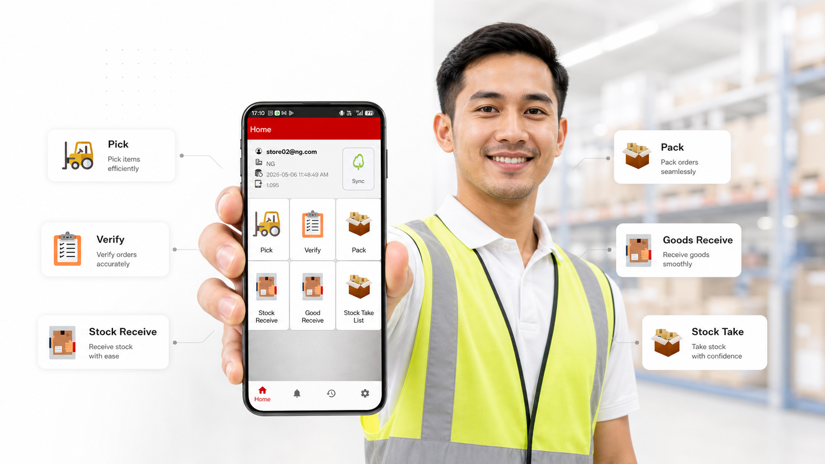 Warehouse inventory management system